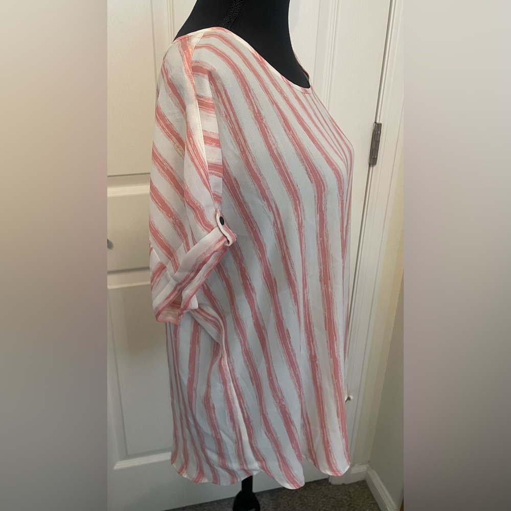 Delton Zipper Back Blouse - Maurices